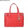 Dior Panarea Medium Shoulder Bag Red Lambskin Leather (Golden Hardware) 9625