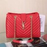 YSL Saint Laurent Monogram Shopping Bag Red