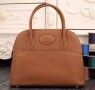 Hermes Bolide 31cm Togo Leather Brown Bag