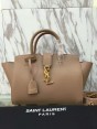 YSL Downtown Cabas Tote 30cm Apricot