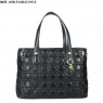 Dior Panarea Medium Shoulder Bag Black Lambskin Leather (Golden Hardware) 9625