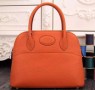 Hermes Bolide 31cm Togo Leather Orange Bag