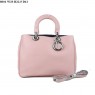 Dior Diorissimo Small Bag Pink Nappa Leather (Silvery Hardware) 8001